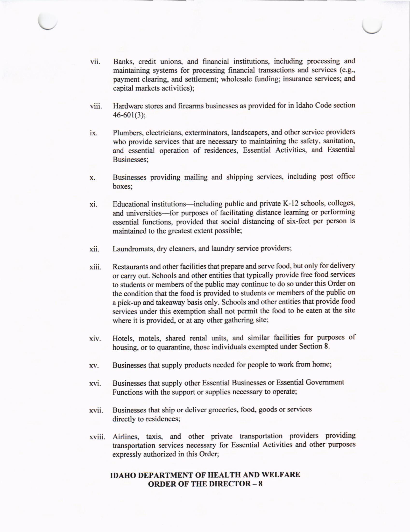 Order to Self Isolate008